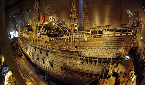 В музее "Vasa"в Стокгольме
