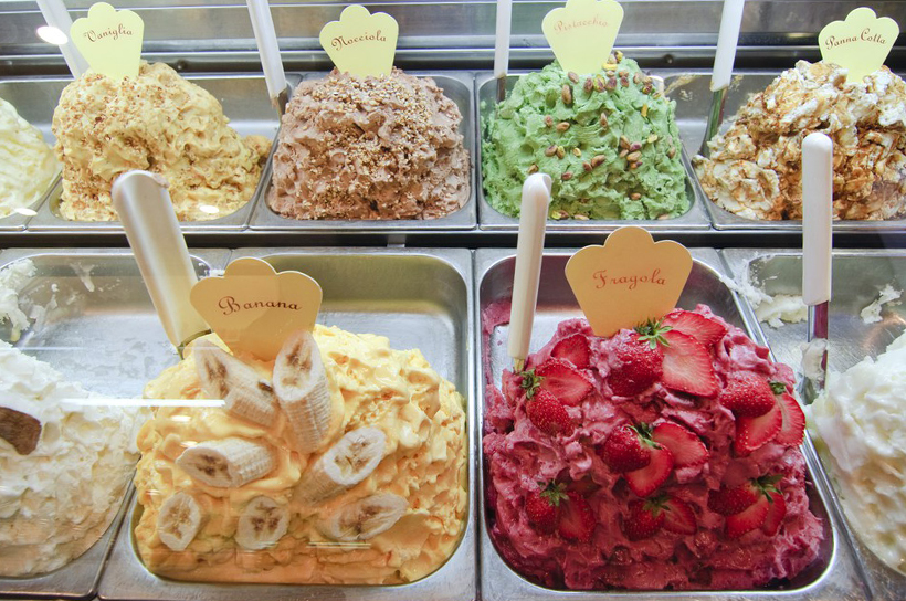 Мороженное в Gelateria Zampolli