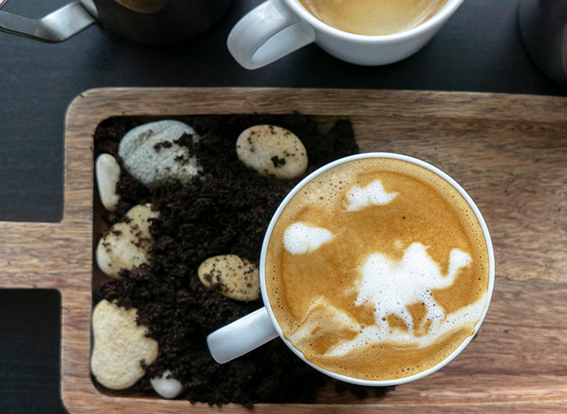 Кофе с верблюжьим молоком