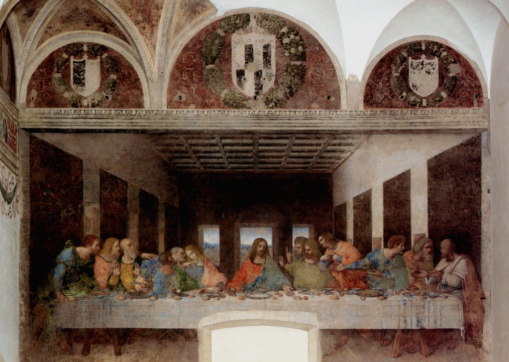 Фреска Леонардо да Винчи «Тайная вечеря»