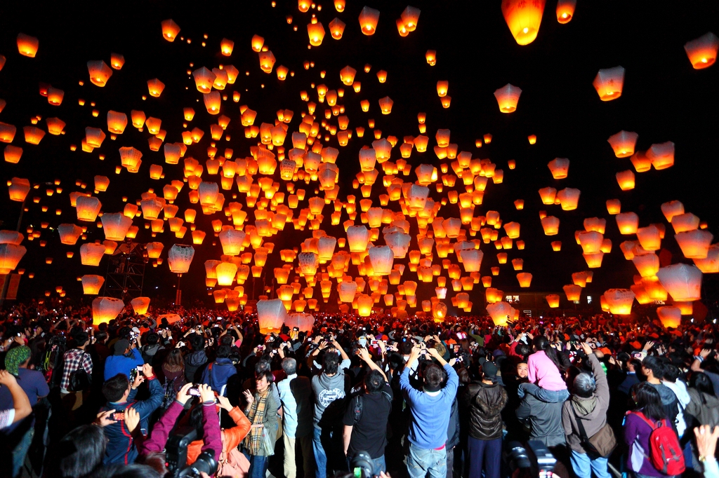 Фестиваль ліхтарів. Тайвань
