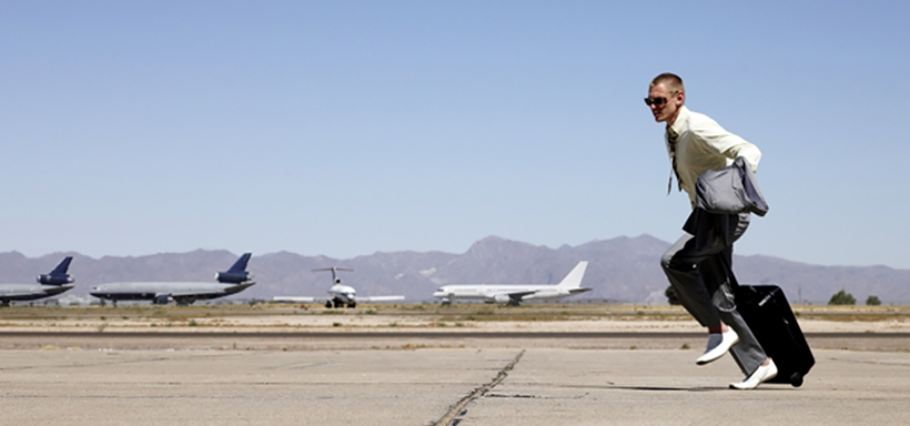 Пассажир опаздывает на самолет