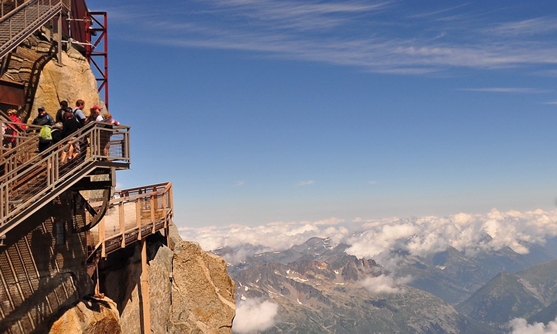 Вид на Шамони