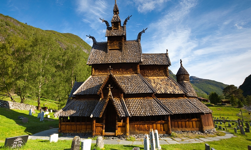 Ставкирка в Боргунне, Норвегия