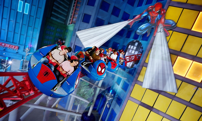 Аттракционы в IMG Worlds of Adventure