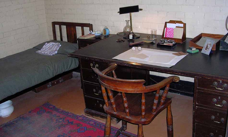 Спальня в музее «Военные комнаты Черчилля»