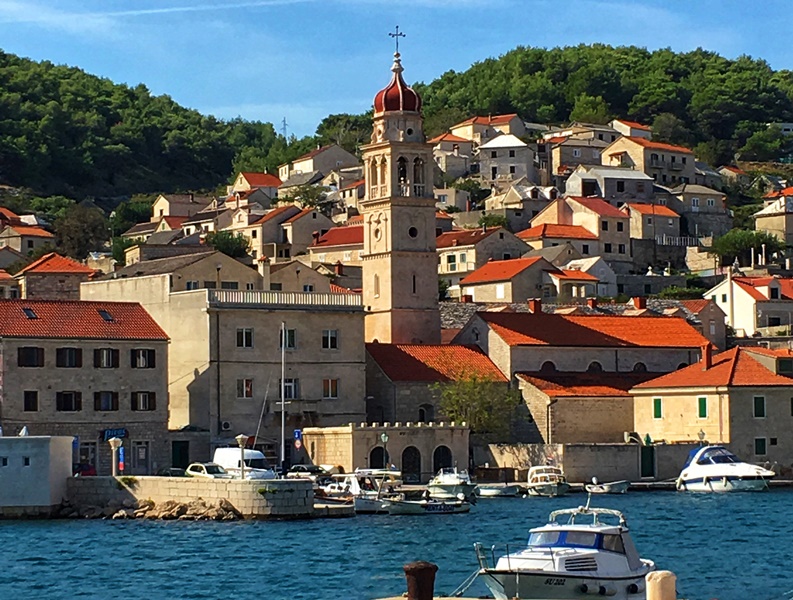 Хорватия. вид с моря 