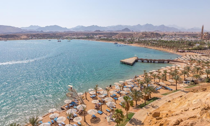 Пляж в Albatros Aqua Blue Resort Sharm