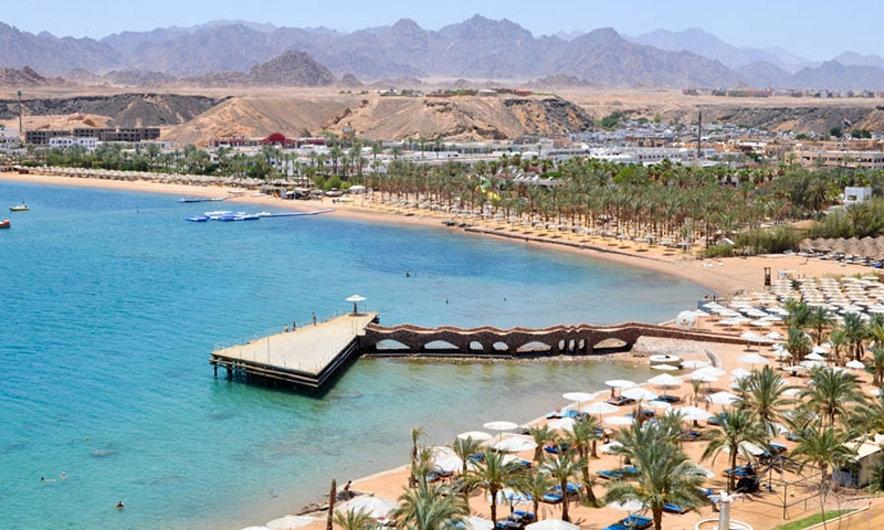 Пляж в Albatros Aqua Park