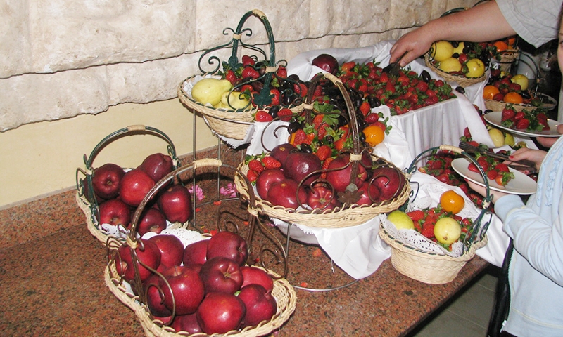 Фрукты в Albatros Palace Resort