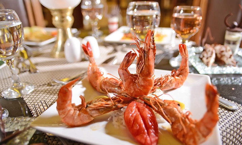 Ужин в отеле Albatros Palace Resort