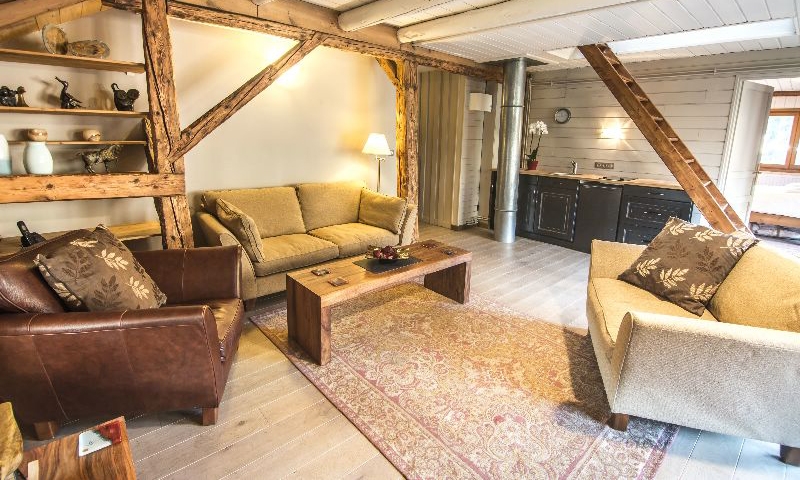 Гостинная в Ascensus Chalet