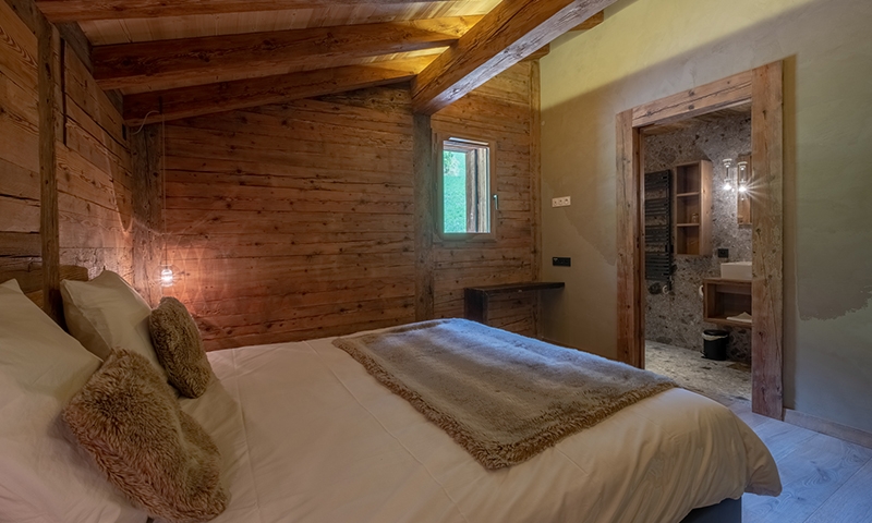 Спальня в Le Refuge d’Ze La Voye