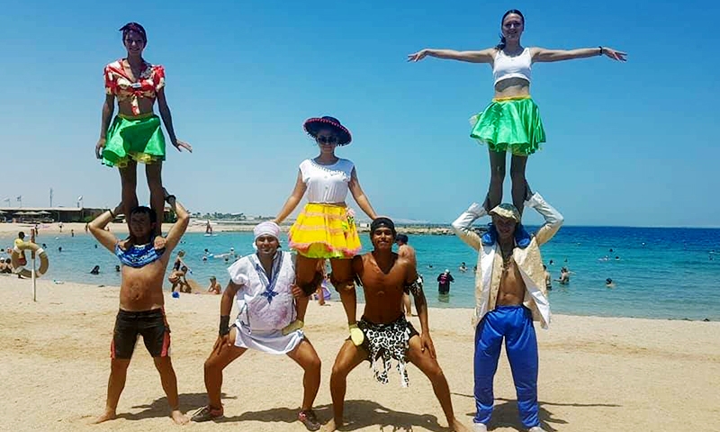 Аниматоры в Mercure Hurghada