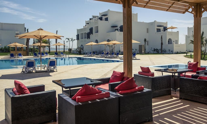 Территория отеля Mercure Hurghada