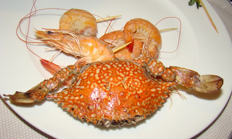 Морепродукты в ресторане отеля Premier Le Reve Hotel & Spa