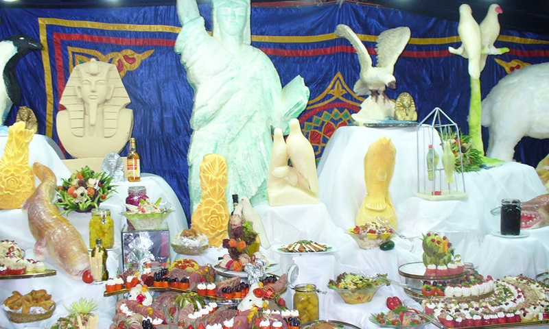 Оформление блюд в отеле Rixos Premium Seagate