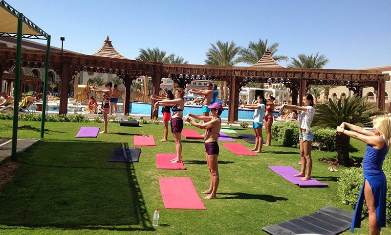 Аэробика в отеле Sentido Mamlouk Palace Resort