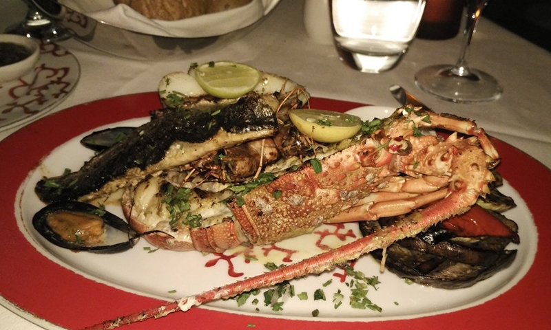 Ужин в ресторане отеля Stella Di Mare Beach Hotel & Spa