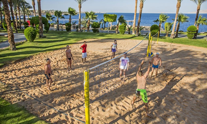 Волейбол в отеле Sultan Gardens Resort