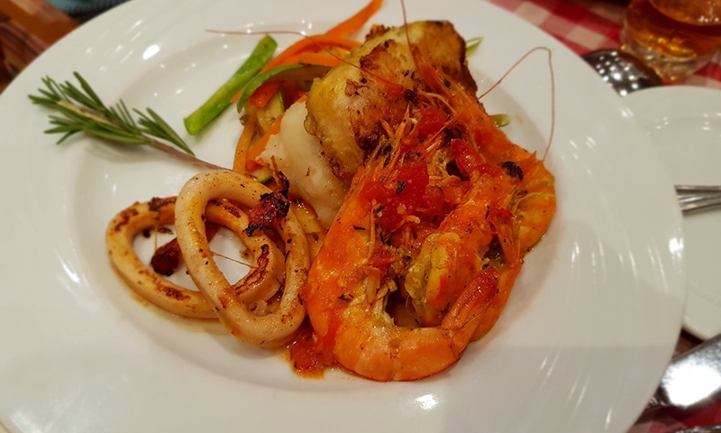 Ужин в отеле Sunrise Royal Makadi Aqua Resort