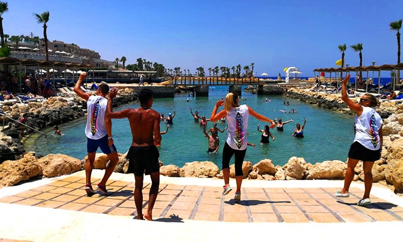 Водная гимнатика в Albatros Citadel