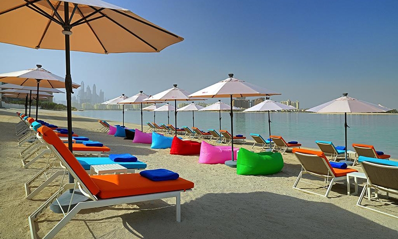 Пляж отеля Aloft Palm Jumeirah