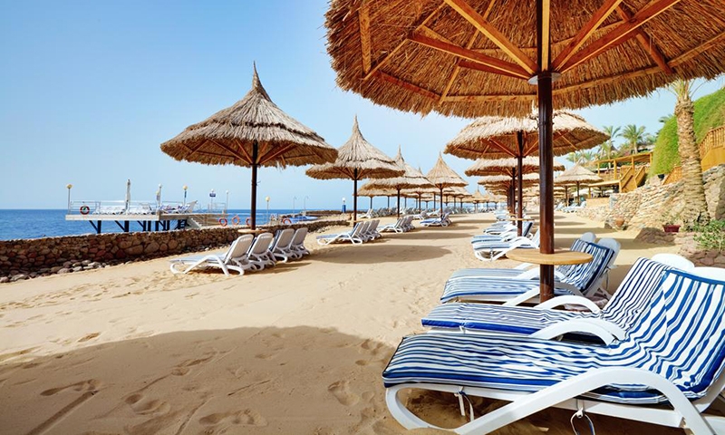 Пляж в отеле Maritim Jolie Ville Royal Peninsula Hotel & Resort