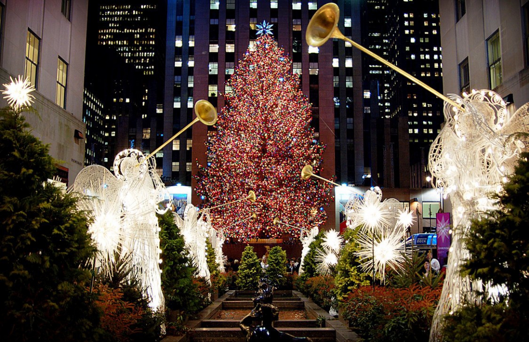 Рождественская елка в Нью-Йорке