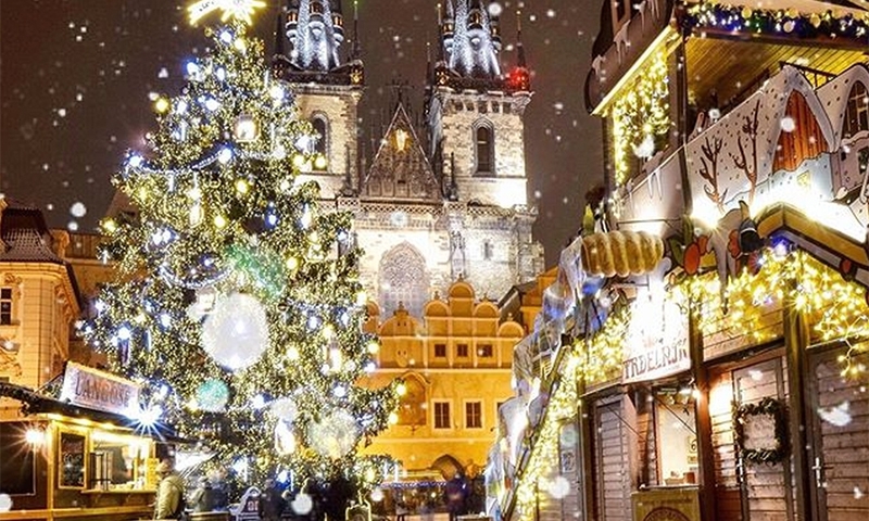Прага на Новй Год