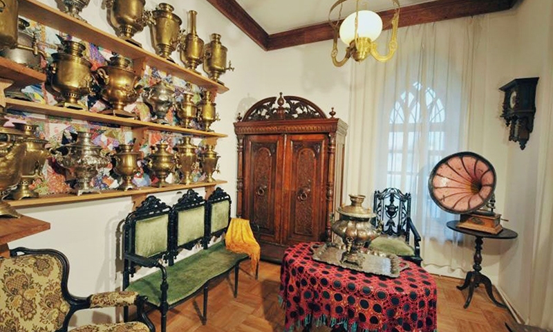 Экспозиция самоваров в Музее старообрядчества и белорусских традиций