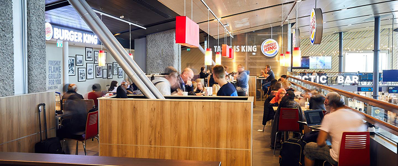 Burger King в аэропорту Хельсинки