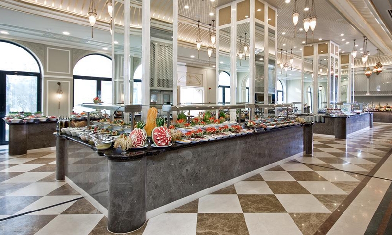 Шведский стол в Ali Bey Resort Sorgun