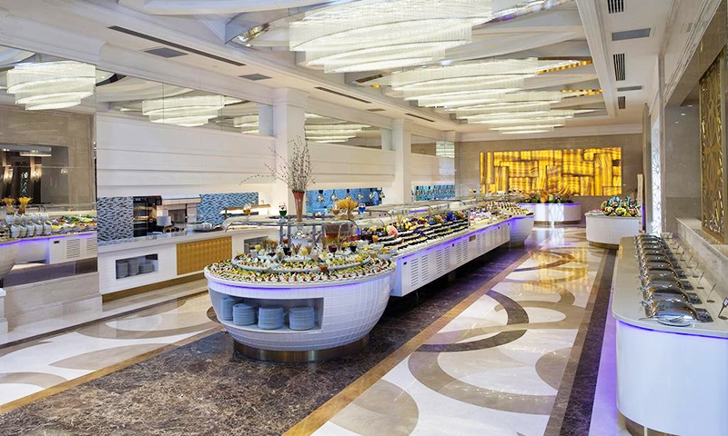 Шведский стол в Alva Donna Exclusive Hotel & Spa