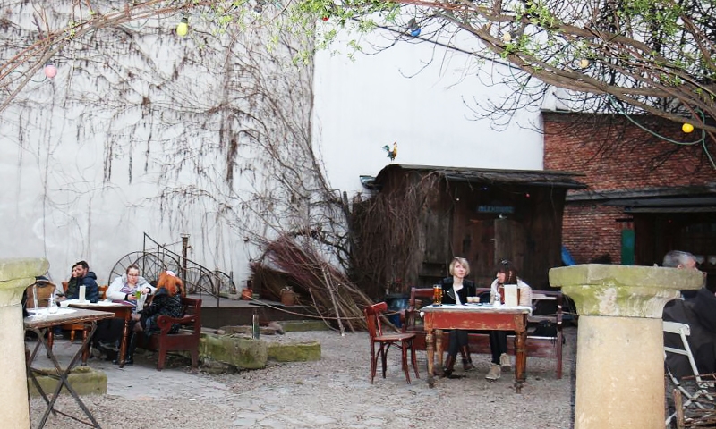 Кафе в Казимеже