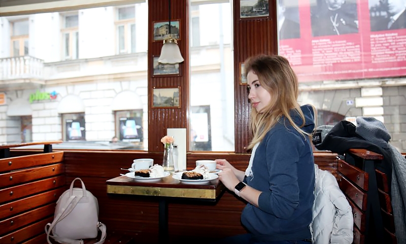 Кафе в трамвайном вагоне в Тарнуве