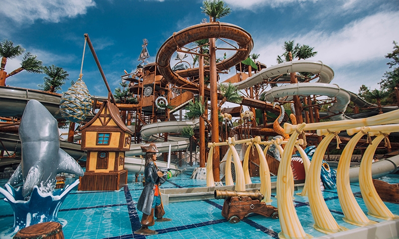 Водные горки в Amara Dolce Vita Luxury