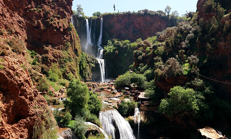 Водопады в Марокко