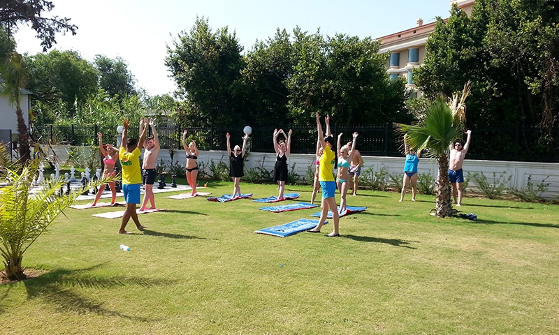 йога в Green Nature Diamond Hotel
