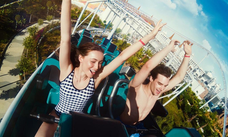 Парк аттракционов в The Land of Legends