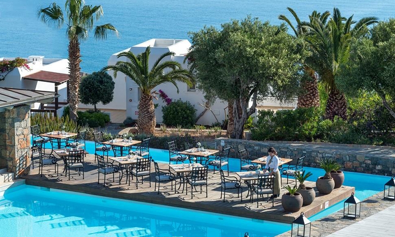 Ресторан в Aquila Elounda Village