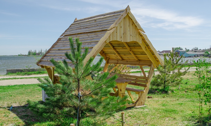 территория отеля Арктика