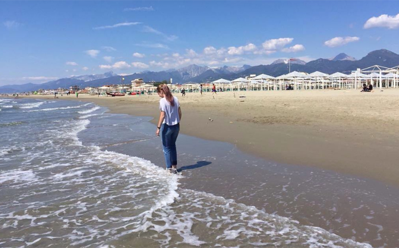 Viareggio beach