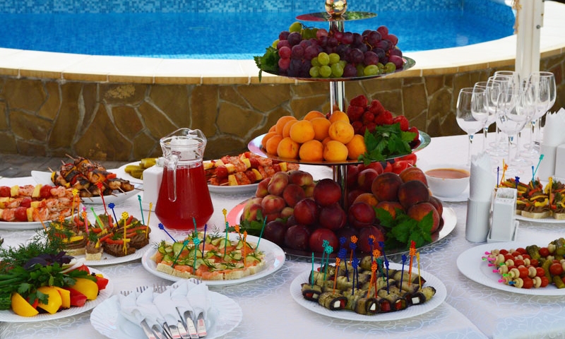 питание в отеле дюна