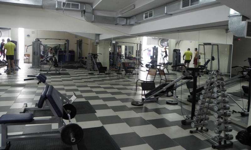 Тренажерный зал в отеле Миллениум Коблево