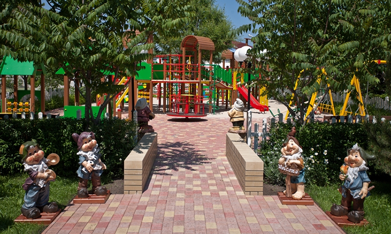 детская площадка в отеле ореанда