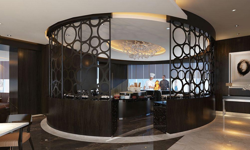 Ресторан в Radisson Blu Dubai Canal View