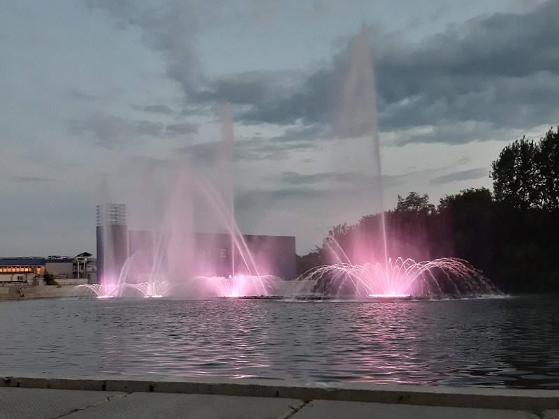 Шоу фонтанов в Виннице