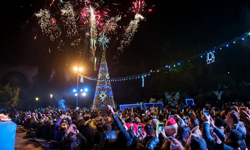 Празднование Нового года в Айя-Напе