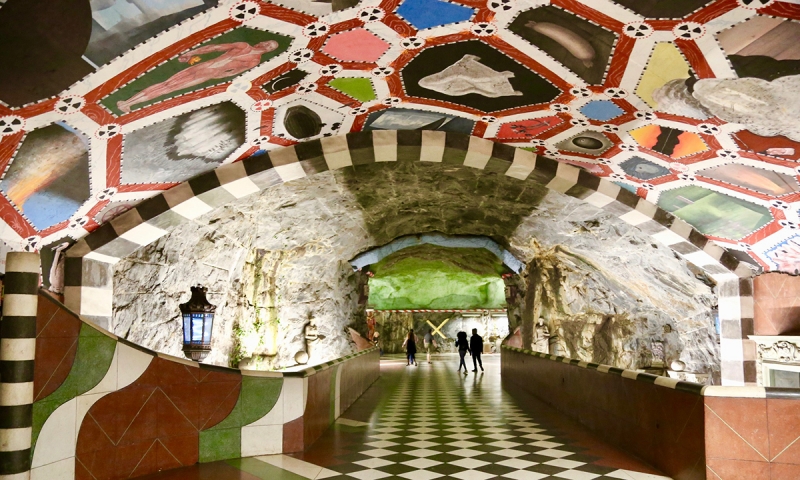 Метро в Стокгольме